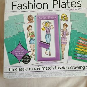 Fashion plates craft kit